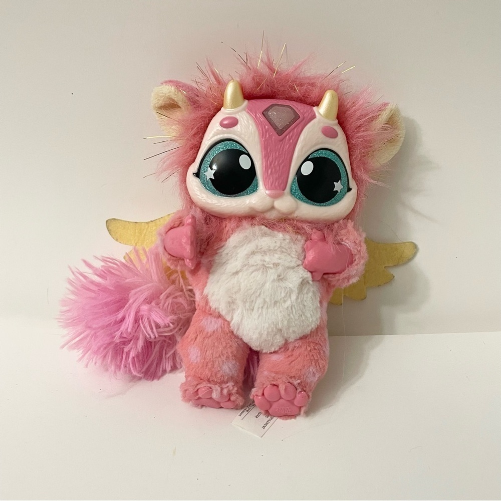 Magic Mixies Interactive 6”  Pink Mixie Plush Doll Only Lights and Sound